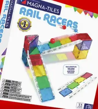 Staples Magna-Tiles Rail Racers 33-Piece offer