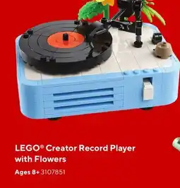 Staples LEGO Creator Record Playerwith Flowers offer
