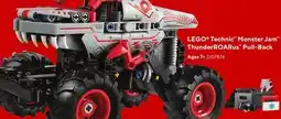 Staples LEGO Techni c Monster Jam ThunderROARus Pull-Back offer
