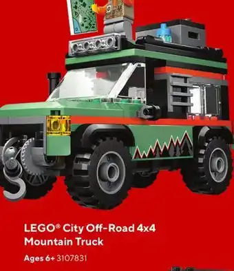 Staples LEGO City Off-Road 4x4ain Mountain Truck offer