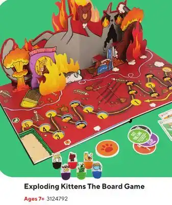 Staples Exploding Kittens The Board Game offer