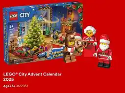 Staples LEGO City Advent Calendar2025 offer