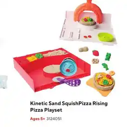 Staples Kinetic Sand SquishPizza Rising Pizza Playset offer