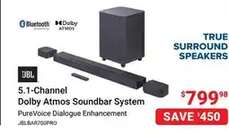 Visions Electronics JBL 5.1-Channel Dolby Atmos Soundbar System offer