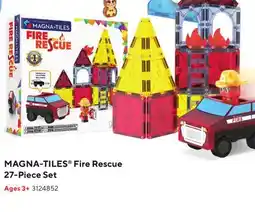 Staples MAGNA-TILES Fire Rescue27-Piece Set offer