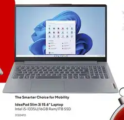 Staples LENOVO IdeaPad Slim 3i 15.6 Laptop offer