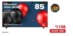 Visions Electronics Hisense QD7QFM 4K Smart TV 85 offer