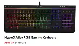 Staples HyperX Alloy RGB Gaming Keyboard offer