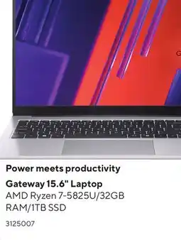 Staples Acer Gateway 15.6 Laptop offer