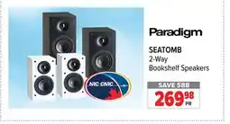 2001 Audio Video SEATOMB Paradigm 2-Way Bookshelf Speakers offer