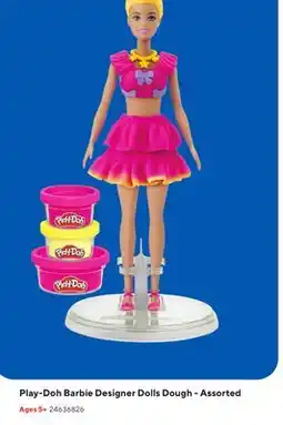 Staples Play-Doh Barbie Designer Dolls Dough - Assorted offer