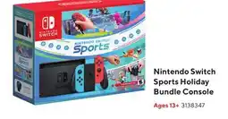 Staples Nintendo SwitchSports HolidayBundle Console offer