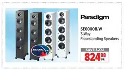 2001 Audio Video SE6000B/W 3-Way Floorstanding Speakers offer
