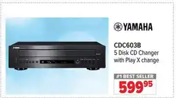 2001 Audio Video CDC603B Yamaha 5 Disk CD Changer with Play X change offer