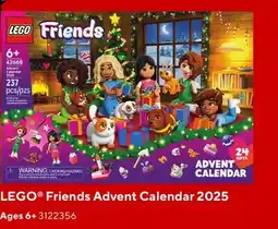 Staples LEGO Friends Advent Calendar 2025 offer