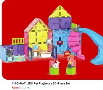 Staples MAGNA-TILE S Pet Playhouse 50-Piece Set offer