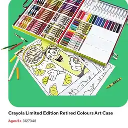 Staples Crayola Limited Edition Retired Colours Art Case offer