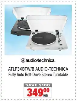 2001 Audio Video ATLP3XBTW/B AUDIO-TECHNICA Fully Auto Belt-Drive Stereo Turntable offer