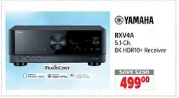 2001 Audio Video YAMAHA RXV4A 5.1-Ch. 8K HDR10 + Receiver offer