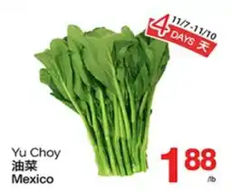 T&T Supermarket YU CHOY offer