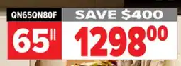 2001 Audio Video QN65QN80F SAMSUNG 65 QLED 144HZ MINI-LED PANEL offer