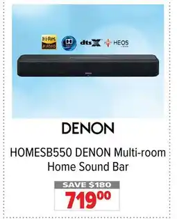 2001 Audio Video HOMESB550 DENON Multi-room Home Sound Bar offer