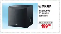 2001 Audio Video NSSW050B YAMAHA 8 100 Watt Subwoofer offer