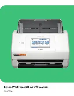 Staples Epson Workforce RR-600W Scanner offer