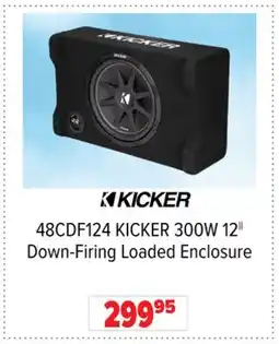 2001 Audio Video 48CDF124 Kicker Down-Firing Loaded Enclosure offer