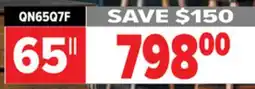 2001 Audio Video Samsung QLED 4K VISION AI SMART TV 65 offer