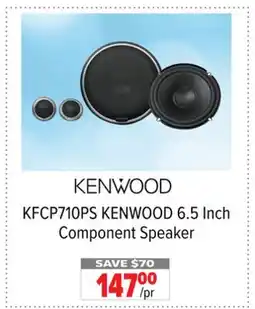2001 Audio Video KFCP710PS KENWOOD 6.5 Inch Component Speaker offer