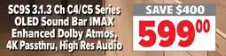2001 Audio Video LG 1.3 Ch C4/C5 Series OLED Sound Bar IMAX Enhanced Dolby Atmos, 59900 4K Passthru, High Res Audio offer