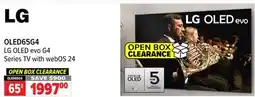 2001 Audio Video OLED65G4 LG OLED evo G4 Series TV with webOS 24 65 offer