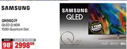 2001 Audio Video QN98Q7F SAMSUNG 98 QLED 4K TIZEN OS SMART TV offer