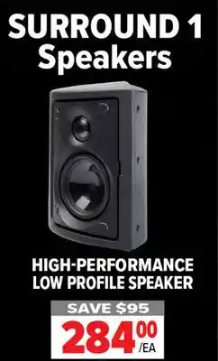 2001 Audio Video PARADIGM HIGH-PERFORMANCE LOW PROFILE SPEAKER offer
