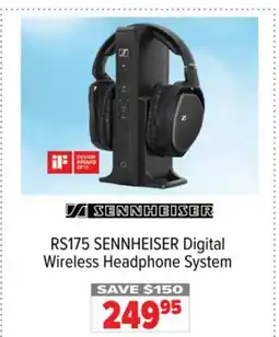 2001 Audio Video RS175 SENNHEISER Digital Wireless Headphone System offer