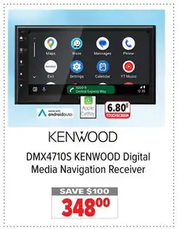2001 Audio Video DMX4710S KENWOOD Digital Media Navigation Receiver offer