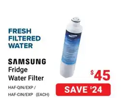 Visions Electronics Samsung Fridge Water Filter offer