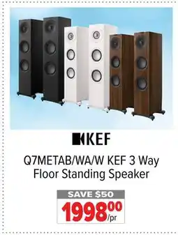 2001 Audio Video KEF 3 Way Floor Standing Speaker offer