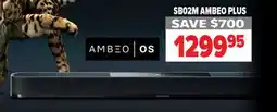 2001 Audio Video SB02M Sennheiser AMBEO PLUS 7.1.4-CH Powered Dolby Atmos Sound Bar offer