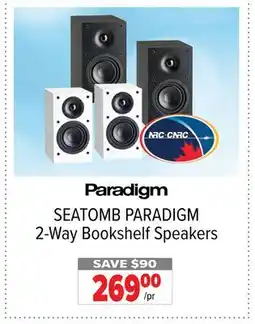 2001 Audio Video PARADIGM PARADIGM 2-Way Bookshelf Speakers offer