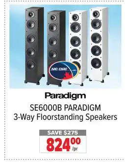 2001 Audio Video PARADIGM 3-Way Floorstanding Speakers offer