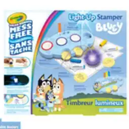 Staples Crayola Magic Light Up Bluey Stamper offer