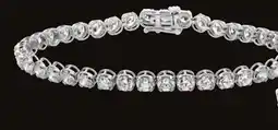 Charm Diamond New Brilliance Lab Grown 10.00CTW Diamond Tennis Bracelet in 10K White Gold offer