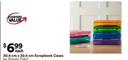 Michaels 30.4 cm x 30.4 cm Scrapbook Cases by Simply Tidy offer