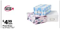 Michaels Photo Boxes by Simply Tidy offer
