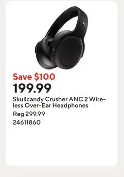 Staples Skullcandy Crusher ANC 2 Wireless Over-Ear Headphones offer