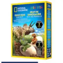 Staples National Geographic Dino Egg Dig Kit offer