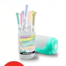 Staples Zebra Mildliner Double-Sided Highlighter - Mild Colours - 10 pk offer