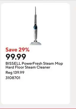 Staples BISSELL PowerFresh Steam Mop Hard Floor Steam Cleaner offer